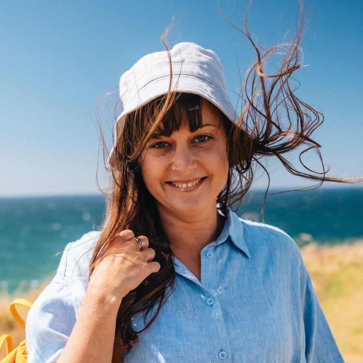 Unisex Morocco Bucket Hat Blue Unisex Morocco Bucket Hat Blue