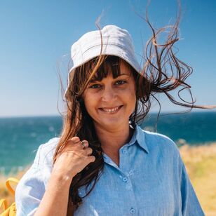 Unisex Morocco Bucket Hat Blue Unisex Morocco Bucket Hat Blue