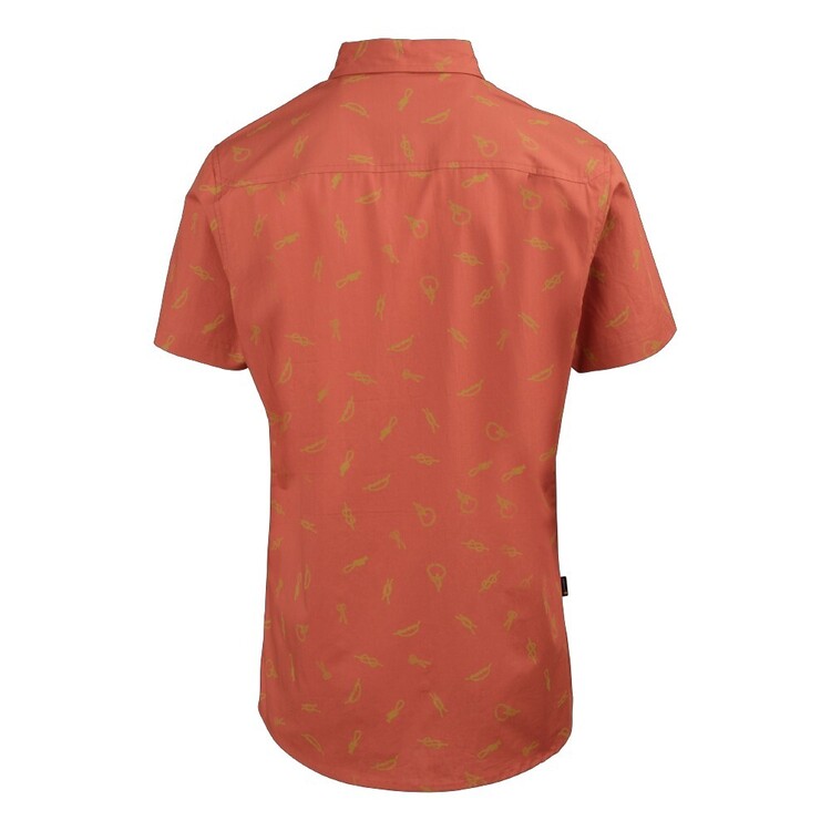 Men's Clay Tonga Short Sleeve Shirt Clay & Knot L Men's Clay Tonga Short Sleeve Shirt Clay & Knot L
