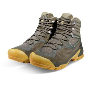 Mammut Women's Sapuen High GTX® Hiking Boots Dark Tin & Amber Green