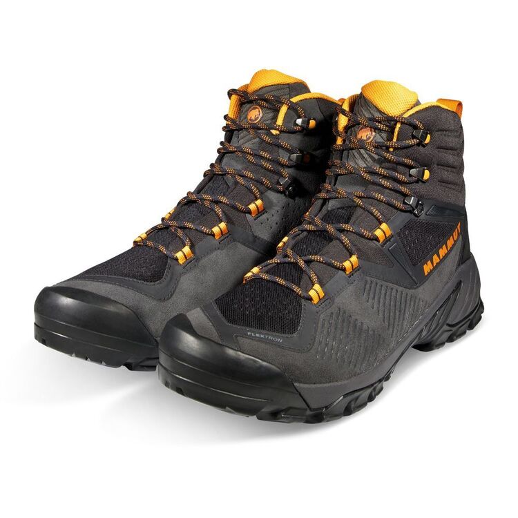 Mammut Men's Sapuen High GTX® Hiking Boots Black & Dark Radiant