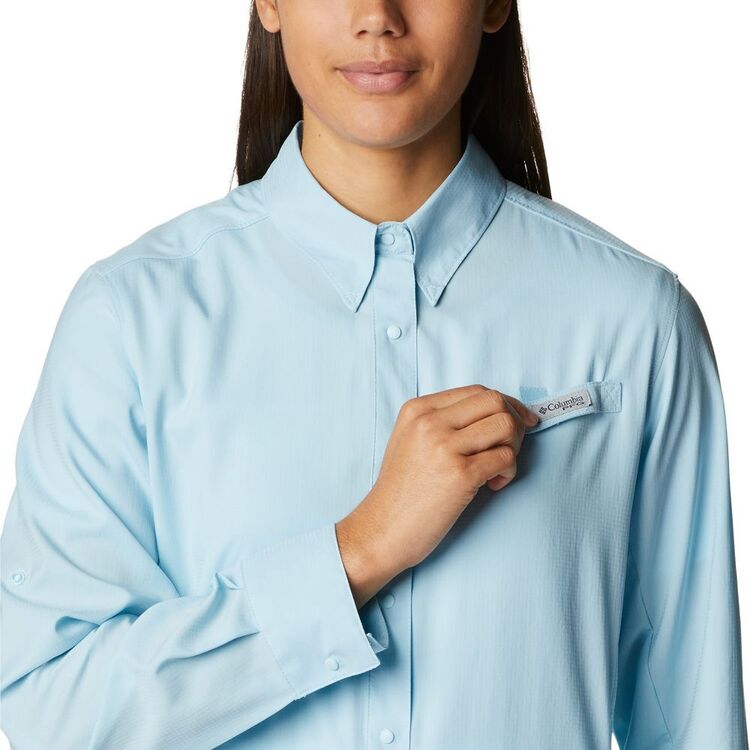 Columbia Women's PFG Tamiami™ II Long Sleeve Shirt Sky Blue