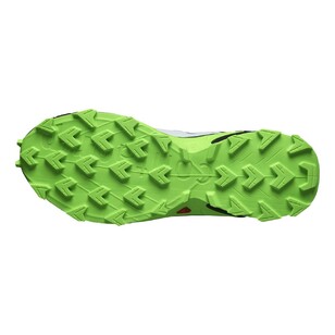 Salomon Men's Low Supercross 4 Shoes Flint Stone, Black & Green Gecko