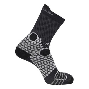 Salomon S/Lab Ultra Crew Sock Black & Grey
