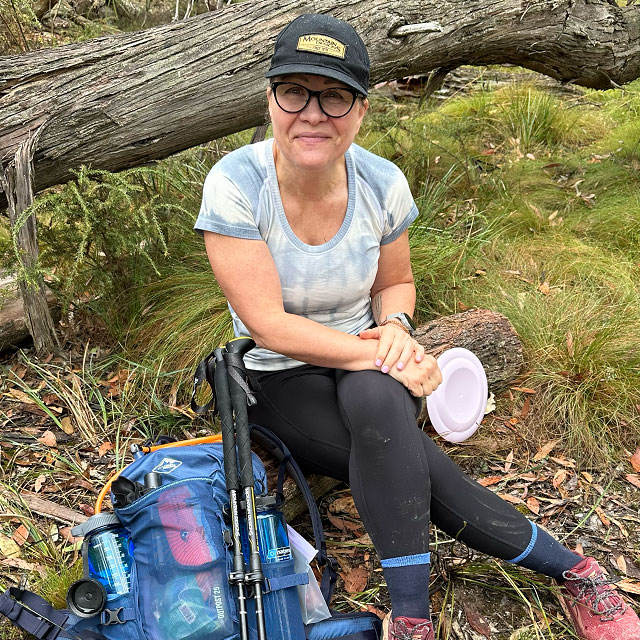 Karen Loudon at Himlung Himal