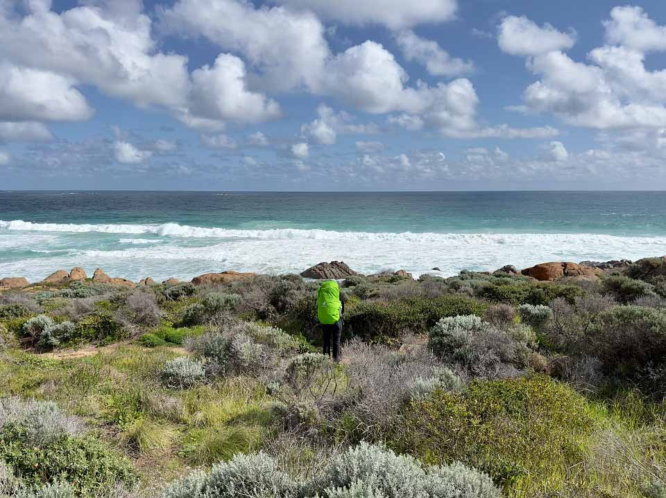 Julia D’Orazio on the coastal trek of the Cape To Cape Track