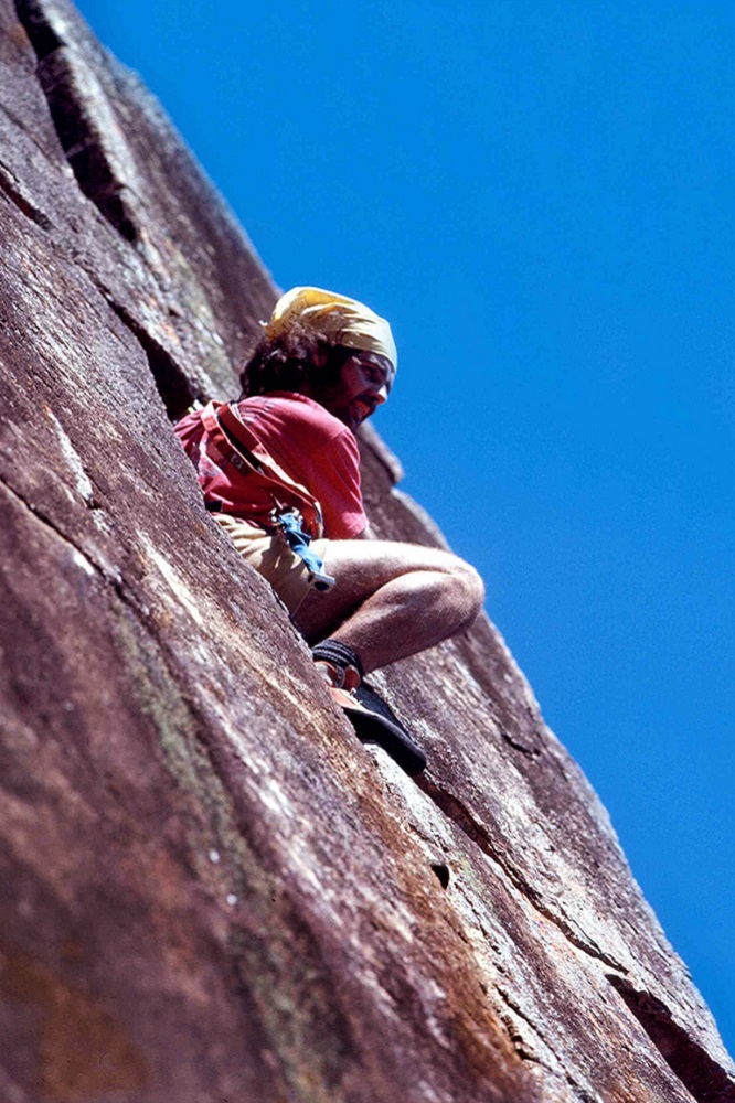 Rick Perched On Frog Buttress