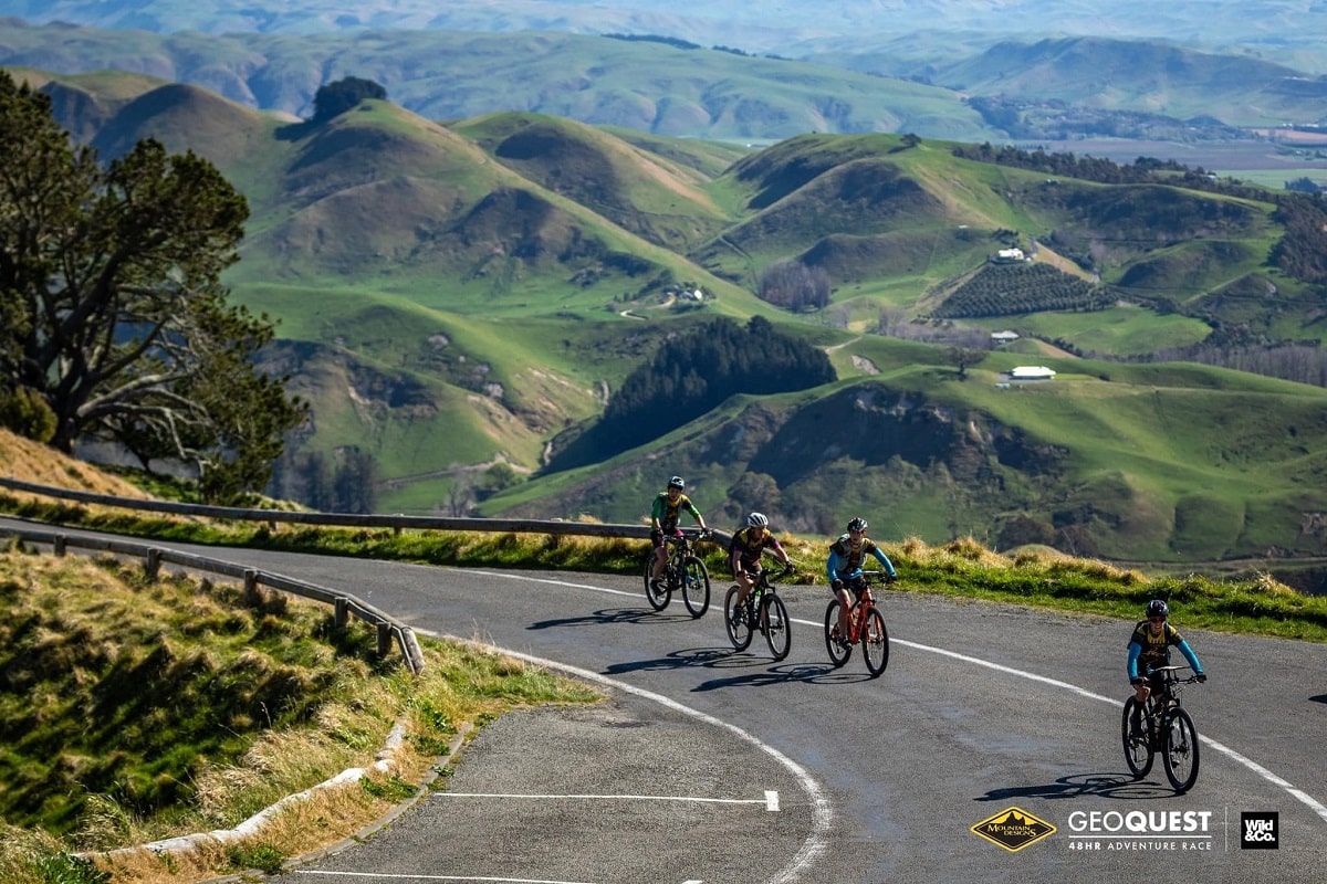 Mountain biking stage for leg 4.