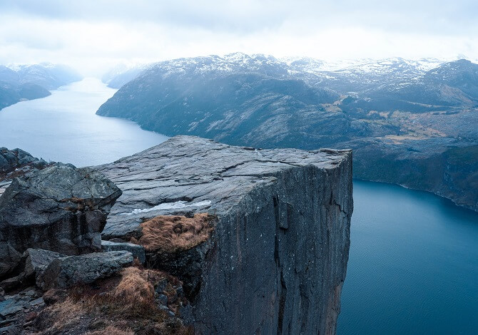 Hiking The Pulpit Rock In Norway Hiking The Pulpit Rock In Norway