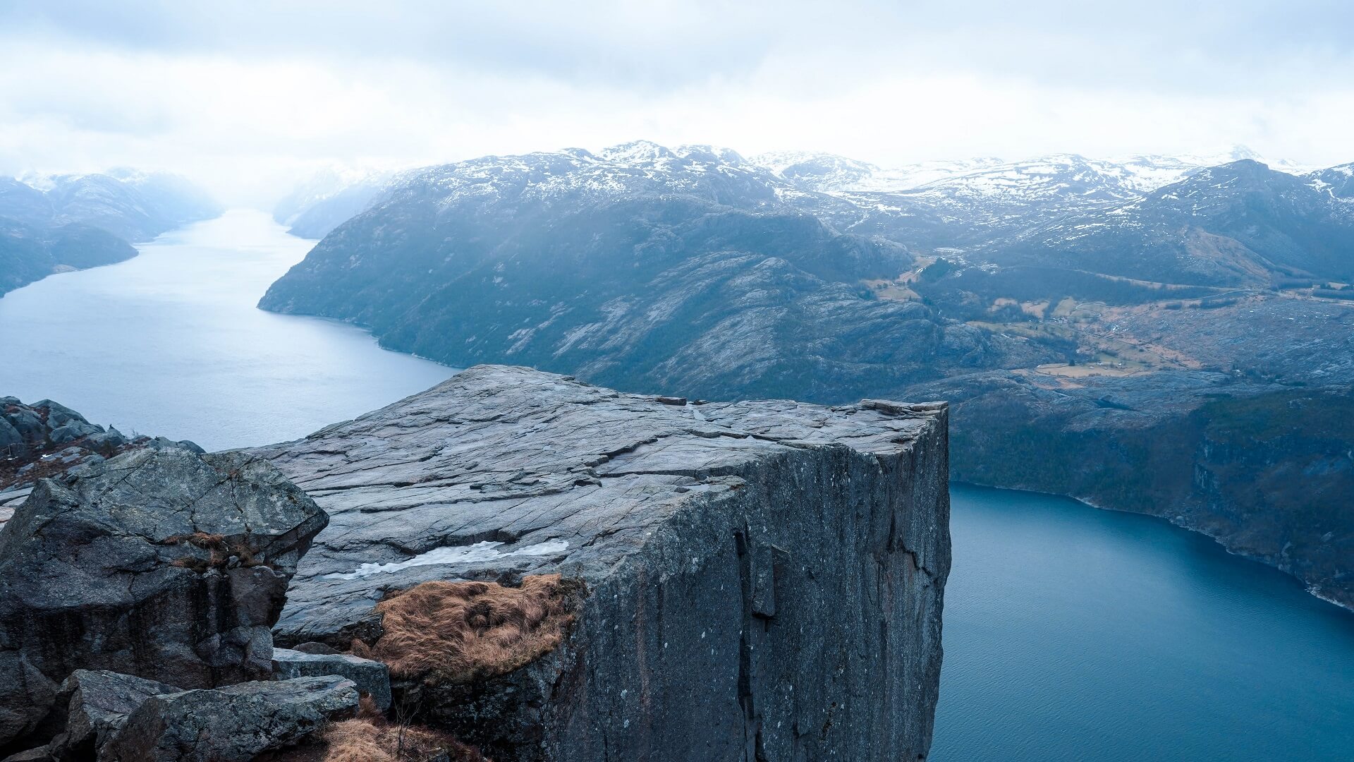 Hiking The Pulpit Rock In Norway Hiking The Pulpit Rock In Norway