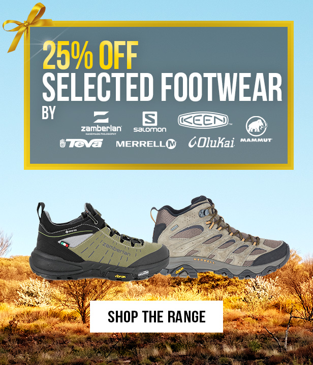 25% Off Selected Footwear