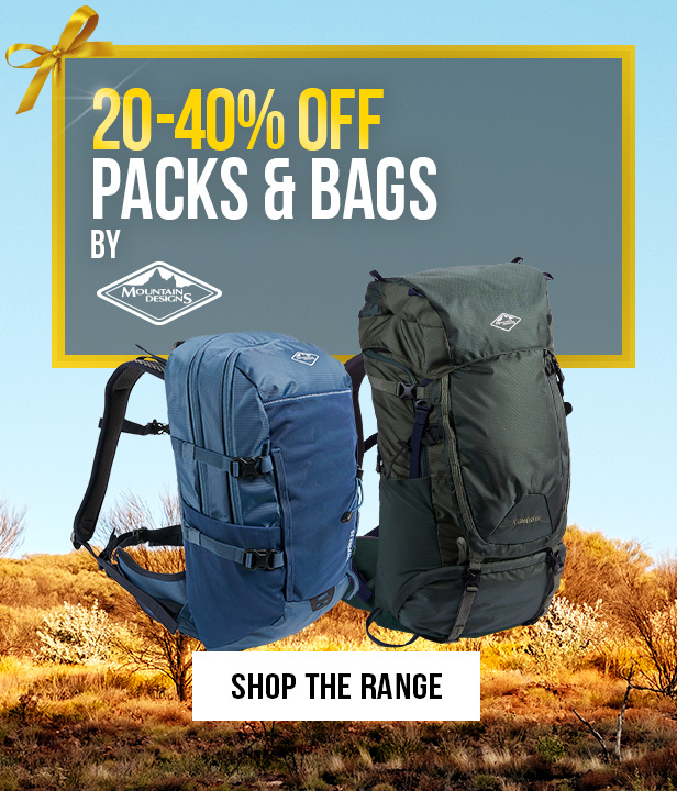 20-40% Off Packs & Bags By Mountain Designs