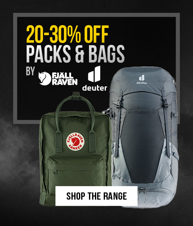 20% To 30% Off Packs & Bags By Fjällräven & Deuter