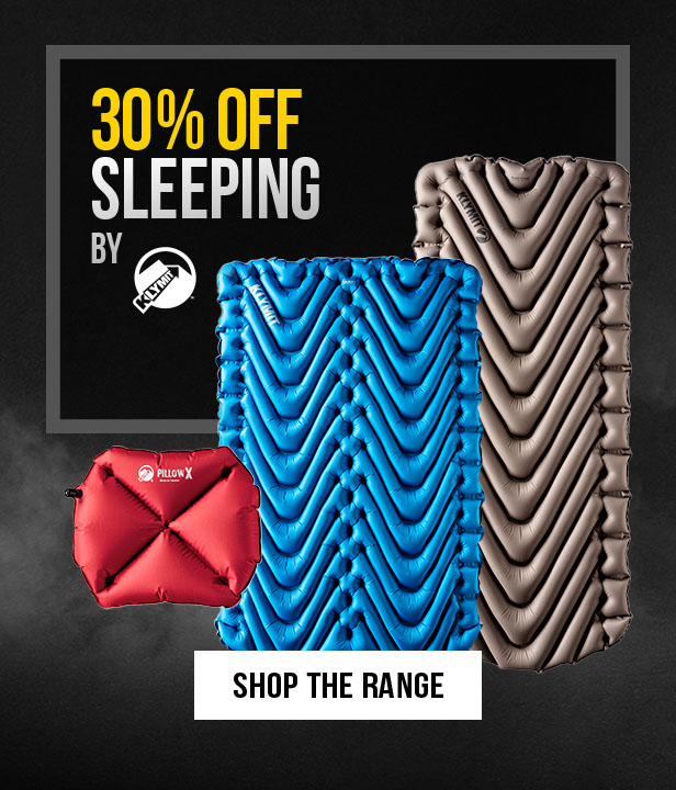 30% Off Sleeping Equipment By Klymit