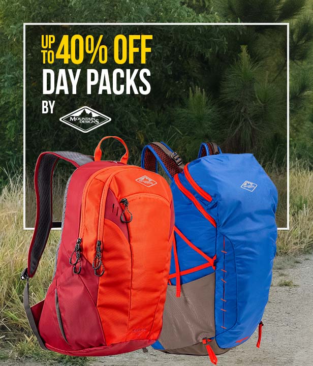 Up To 40% Off Day Packs By Mountain Designs