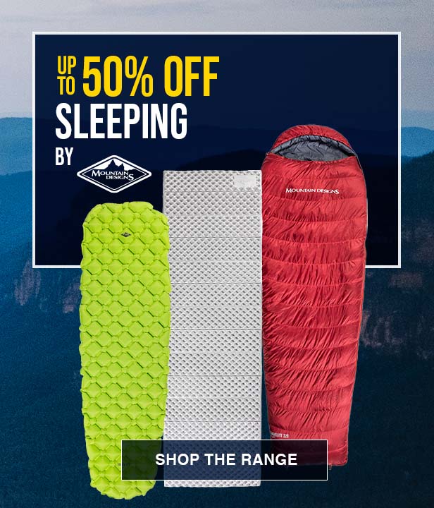 Up To 50% Off Sleeping Equipment By Mountain Designs