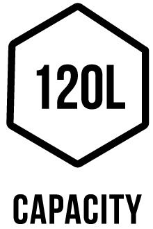 Capacity – 120L