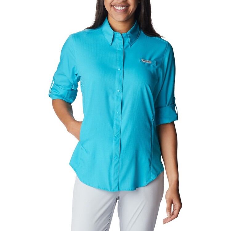 Columbia Women's PFG Tamiami™ II Long Sleeve Shirt Ocean Teal