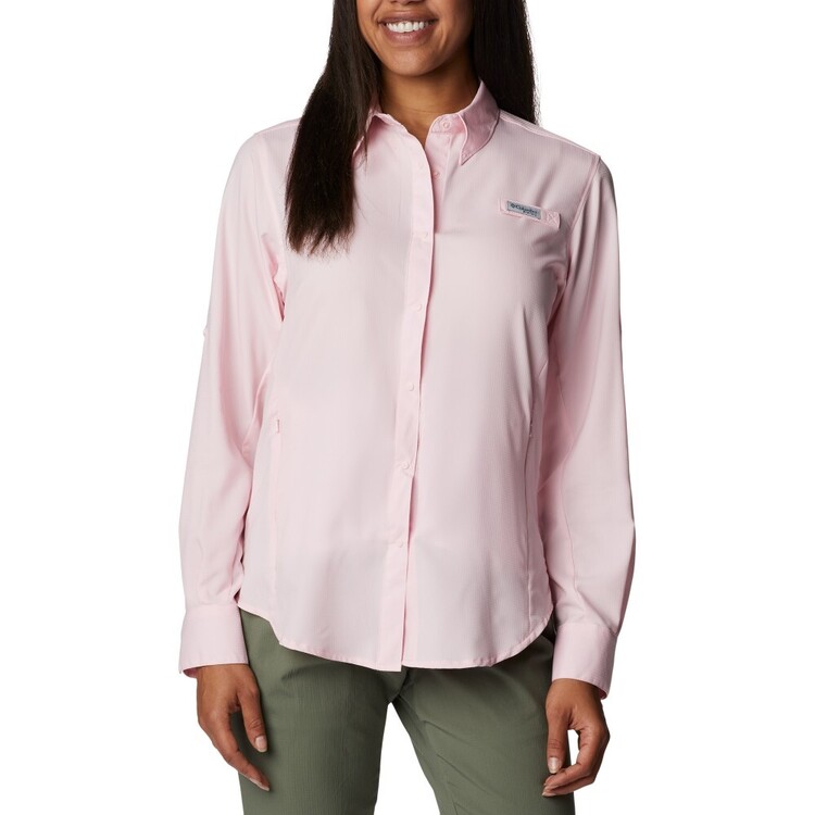 Columbia Women's PFG Tamiami™ II Long Sleeve Shirt Satin Pink