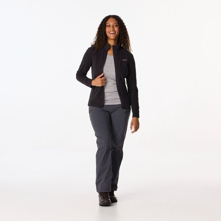 Women's Navis Full Zip Fleece Jacket Black Women's Navis Full Zip Fleece Jacket Black