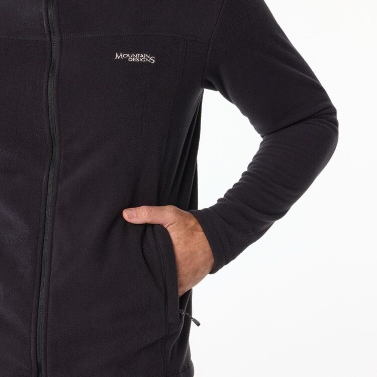Men's Bruck Full Zip Fleece Jacket Black Men's Bruck Full Zip Fleece Jacket Black