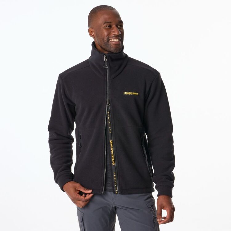 Men's Pro Elite Climber Full Zip Fleece Jacket Black Men's Pro Elite Climber Full Zip Fleece Jacket Black