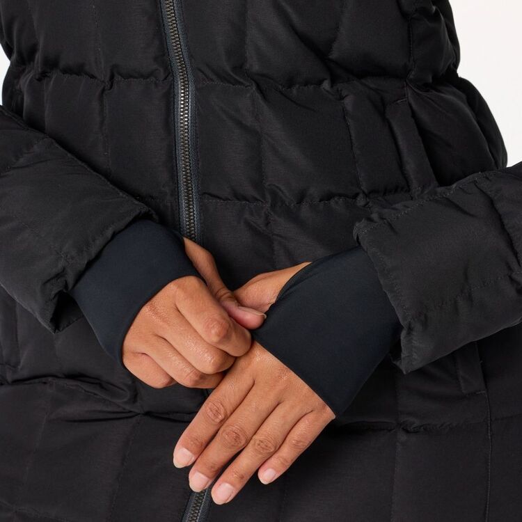 Women's Liberty 700 Goose Down Hooded Longline Jacket Black Women's Liberty 700 Goose Down Hooded Longline Jacket Black