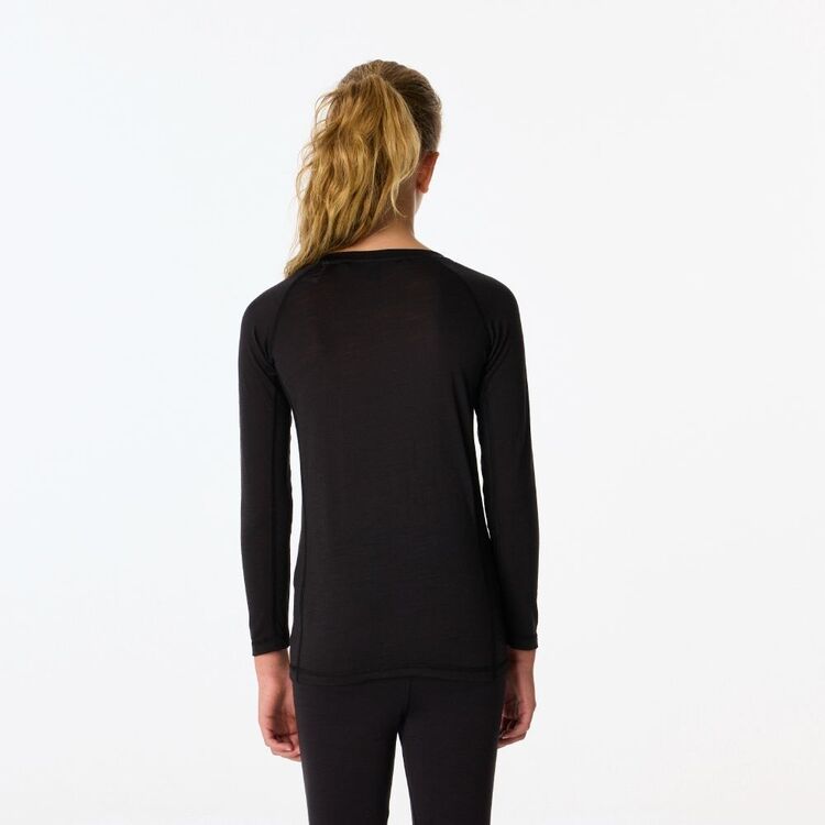 Kids' Merino Blend Long Sleeve Top Black Kids' Merino Blend Long Sleeve Top Black