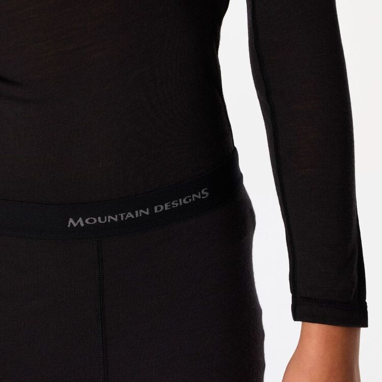 Kids' Merino Blend Pants Black Kids' Merino Blend Pants Black