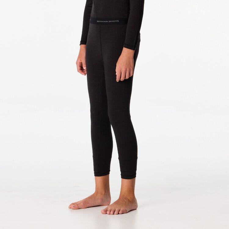 Kids' Merino Blend Pants Black Kids' Merino Blend Pants Black