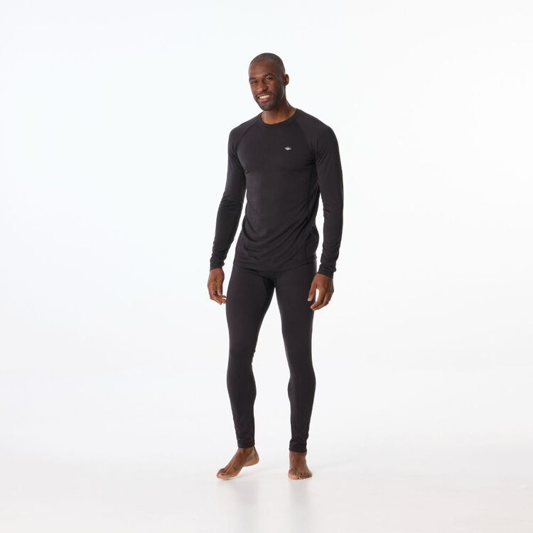 Men's Merino Blend Long Sleeve Top Black Men's Merino Blend Long Sleeve Top Black