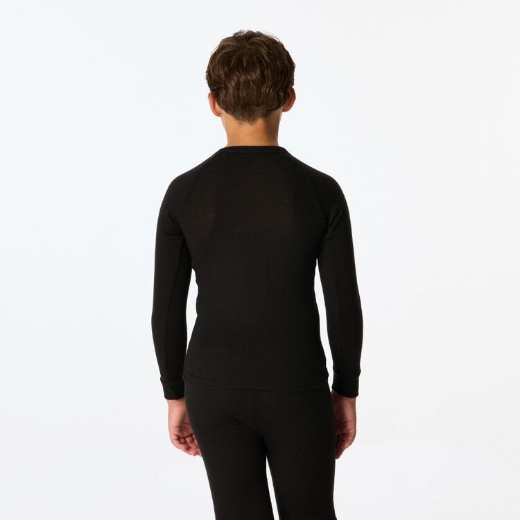 Kids' Polypro Long Sleeve Top Black Kids' Polypro Long Sleeve Top Black