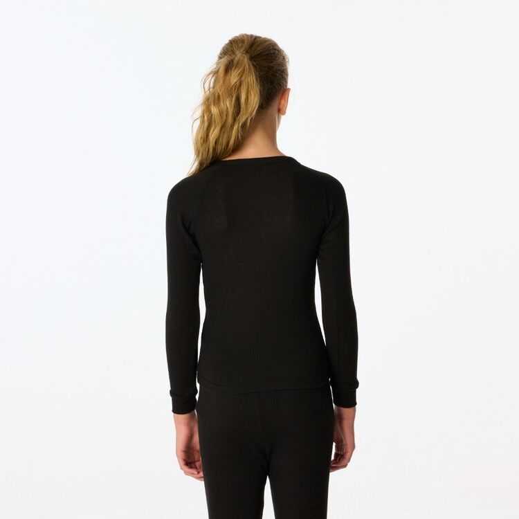 Kids' Polypro Long Sleeve Top Black Kids' Polypro Long Sleeve Top Black