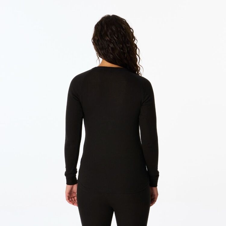 Large Poly Pro Top Unisex Polypro Long Sleeve Top Black | Mountain Designs