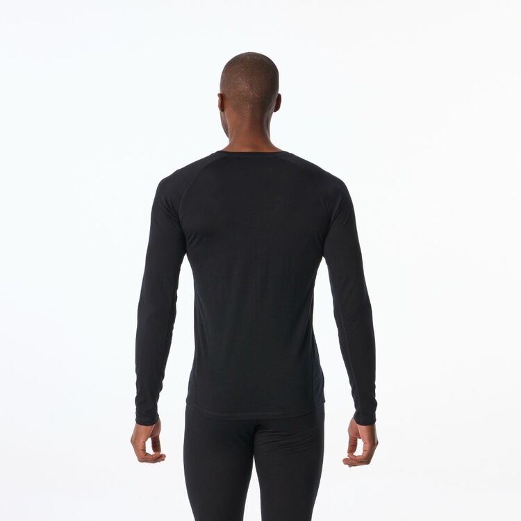 Men's Merino Long Sleeve Top Black Men's Merino Long Sleeve Top Black