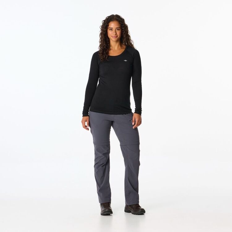 Women's Bellarine Convertible Pant Charcoal Women's Bellarine Convertible Pant Charcoal