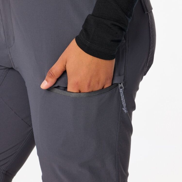 Women's Bellarine Convertible Pant Charcoal Women's Bellarine Convertible Pant Charcoal