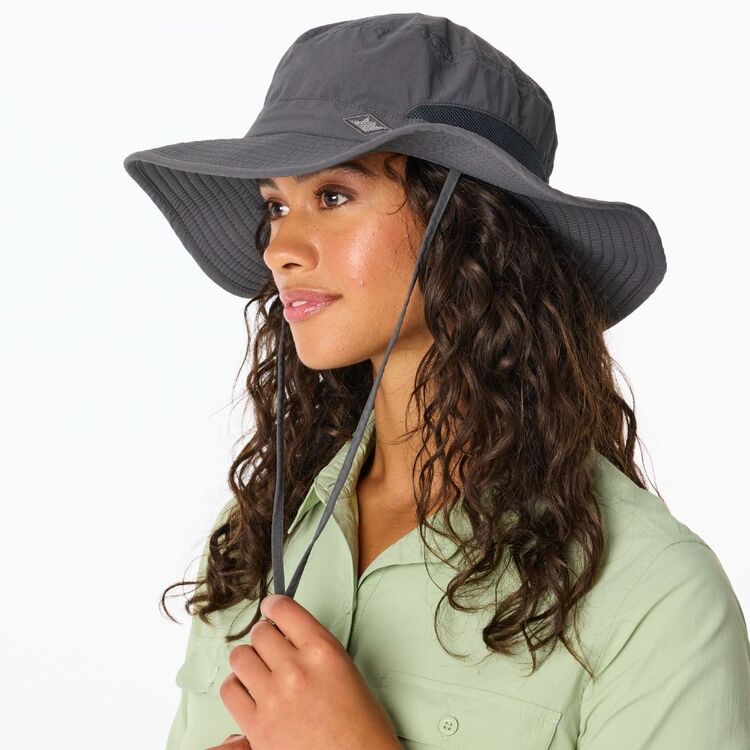 Deni Unisex Wide Brim Hat Charcoal Deni Unisex Wide Brim Hat Charcoal