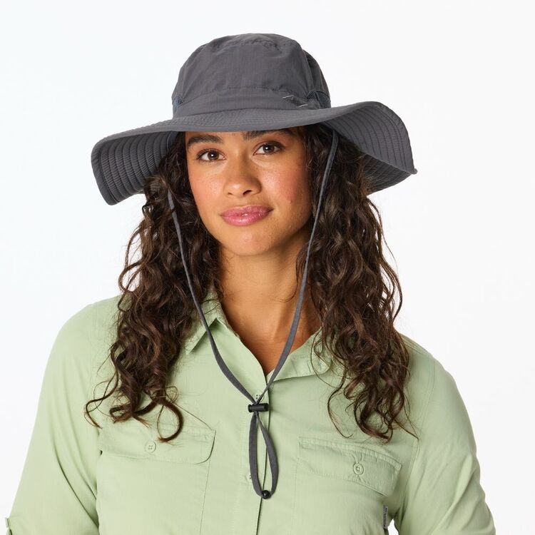 Deni Unisex Wide Brim Hat Charcoal Deni Unisex Wide Brim Hat Charcoal