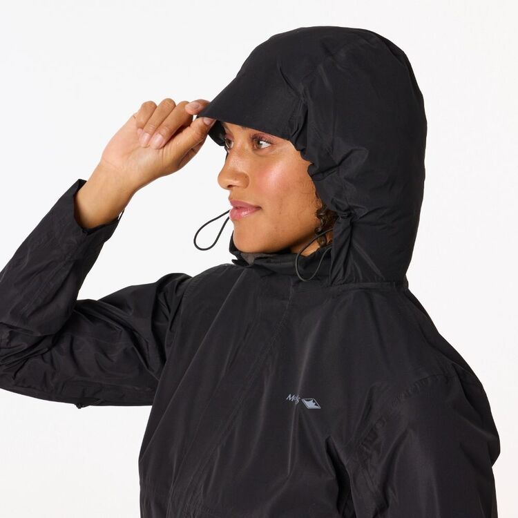 Women's Florence Hooded Rain Jacket Black Women's Florence Hooded Rain Jacket Black