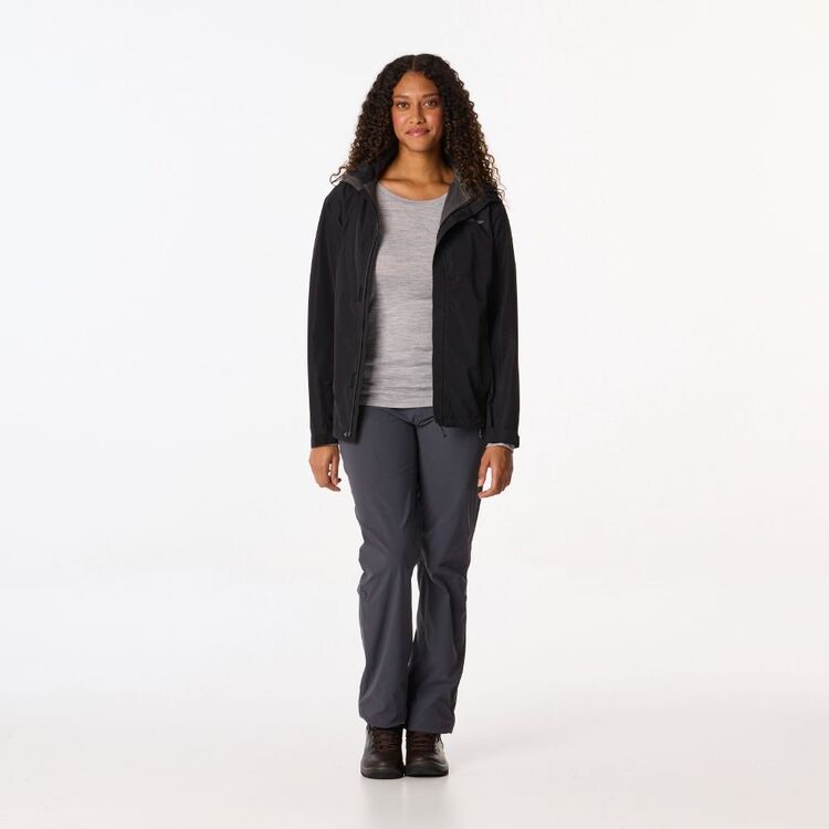 Women's Florence Hooded Rain Jacket Black Women's Florence Hooded Rain Jacket Black