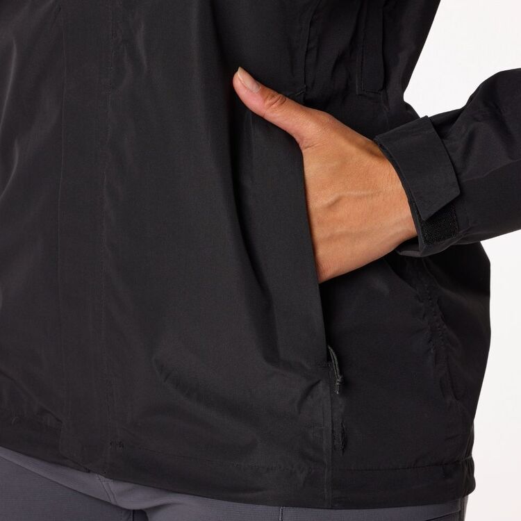 Women's Florence Hooded Rain Jacket Black Women's Florence Hooded Rain Jacket Black