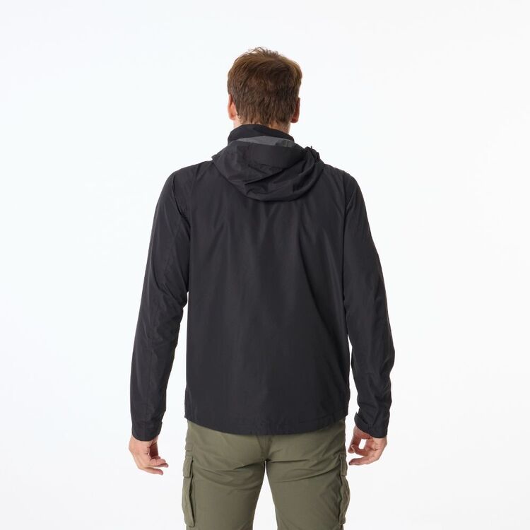 Men's Nelson Hooded Rain Jacket Black Men's Nelson Hooded Rain Jacket Black