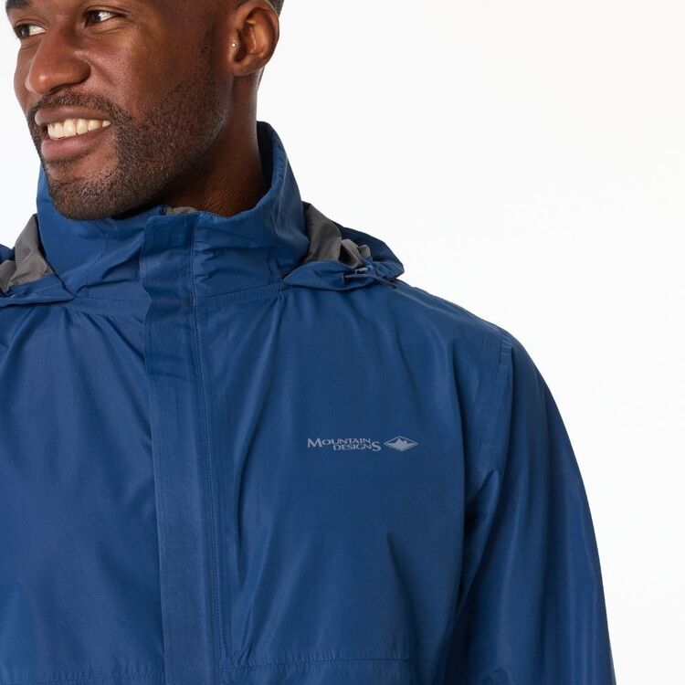 Men's Nelson Hooded Rain Jacket Navy Men's Nelson Hooded Rain Jacket Navy