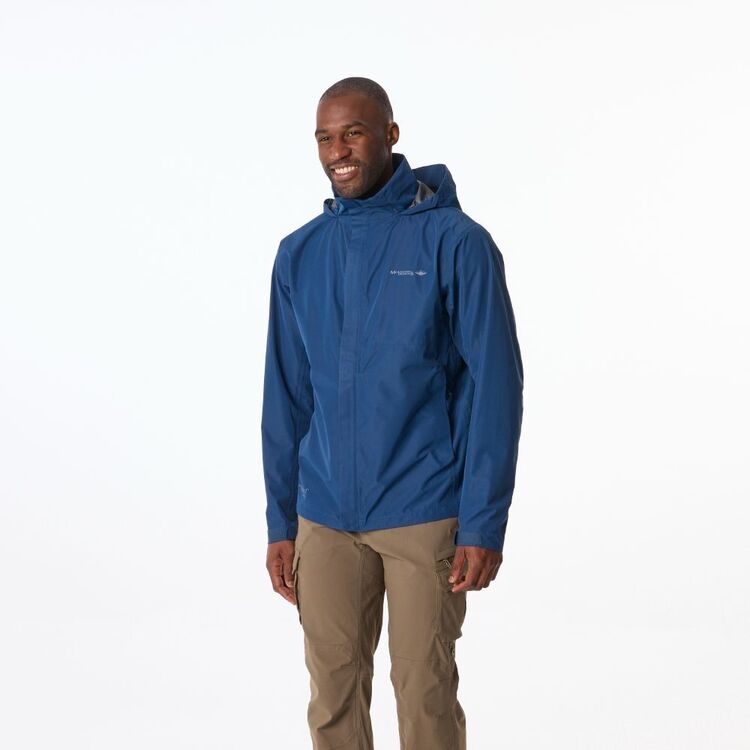 Men's Nelson Hooded Rain Jacket Navy Men's Nelson Hooded Rain Jacket Navy