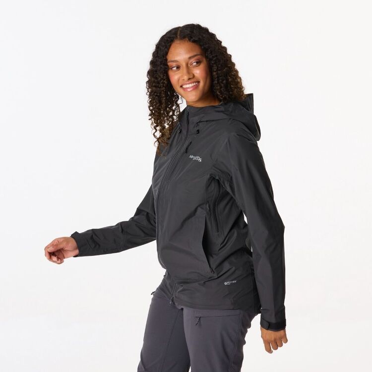 Women's Stratus Hooded Rain Jacket Black Women's Stratus Hooded Rain Jacket Black