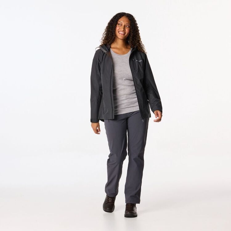 Women's Stratus Hooded Rain Jacket Black Women's Stratus Hooded Rain Jacket Black