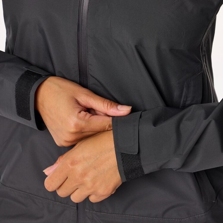 Women's Stratus Hooded Rain Jacket Black Women's Stratus Hooded Rain Jacket Black