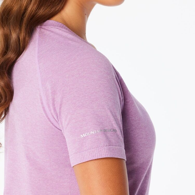 Women's Motion Seamless Tee Lavender Women's Motion Seamless Tee Lavender