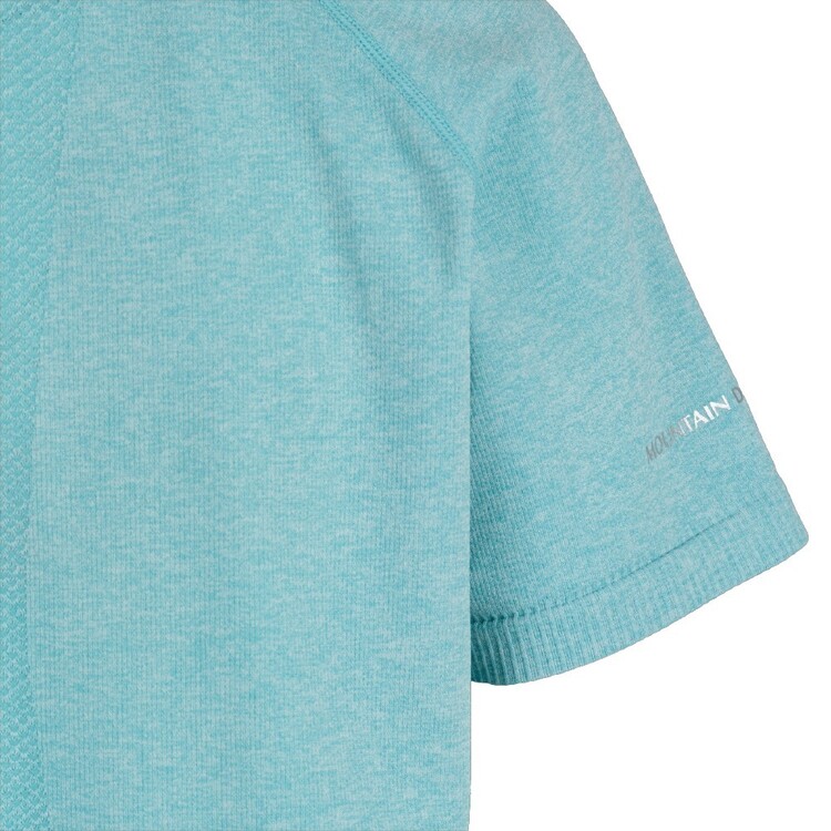 Women's Motion Seamless Tee Teal Melange Women's Motion Seamless Tee Teal Melange